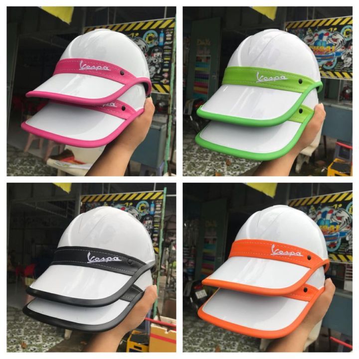 Mũ bảo hiểm Vespa đai da thể thao cao cấp cho cả nam và nữ