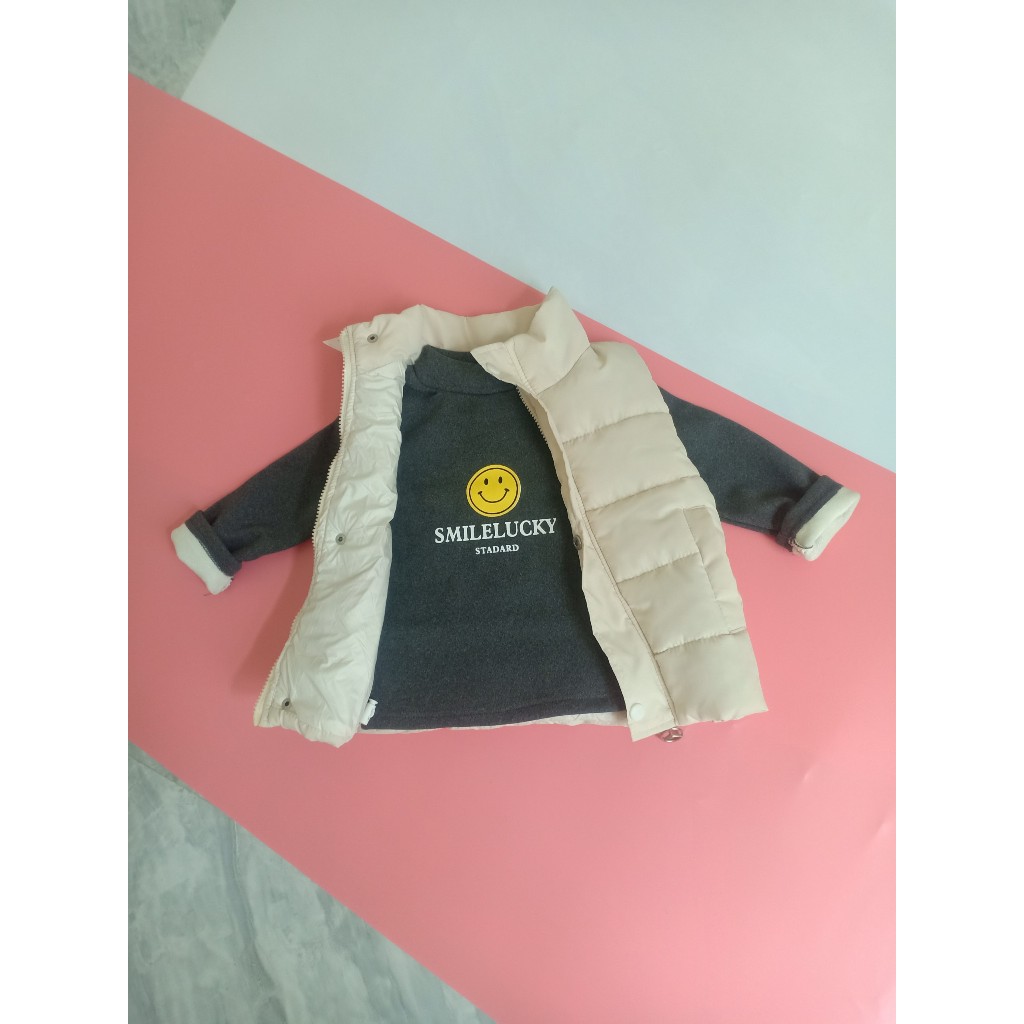 Áo phao gile cho bé, áo khoác gile cho bé trai, bé gái