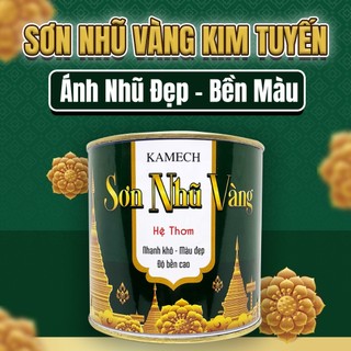 Sơn nhũ vàng hệ thơm, ánh nhũ đẹp, nhanh khô, nhiều màu nhũ vàng