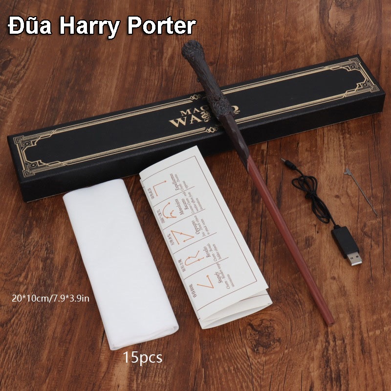 Đũa Phép Thuật Harry Potter Tạo Lửa Ma Thuật 5 Phiên Bản Đũa Cao Cấp Giống Trong Phim.Đồ Chơi Nhập Vai Thông Minh Cho Bé