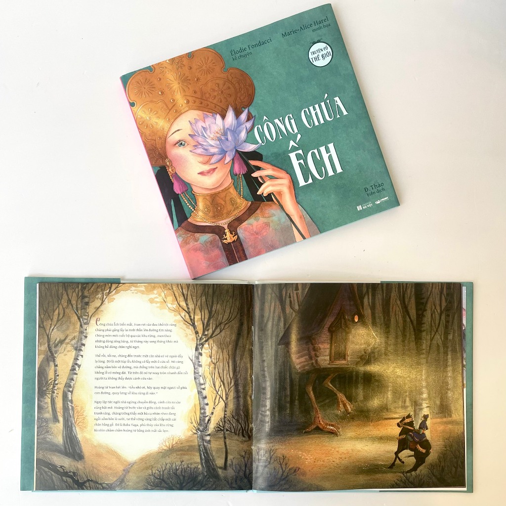 Sách - Công chúa Êch - Truyện cổ  thế giới - Crabit Kidbooks - dành cho trẻ 5+