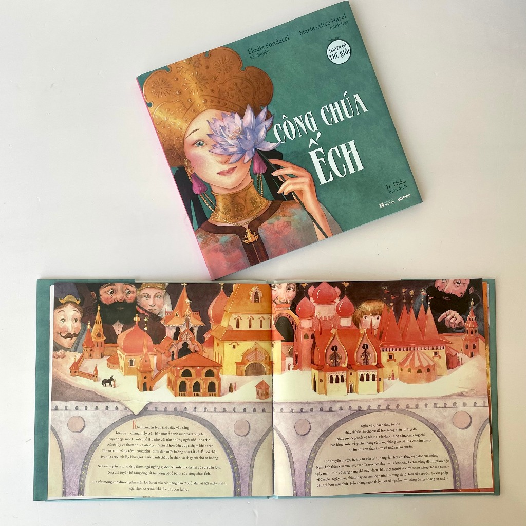 Sách - Công chúa Êch - Truyện cổ  thế giới - Crabit Kidbooks - dành cho trẻ 5+