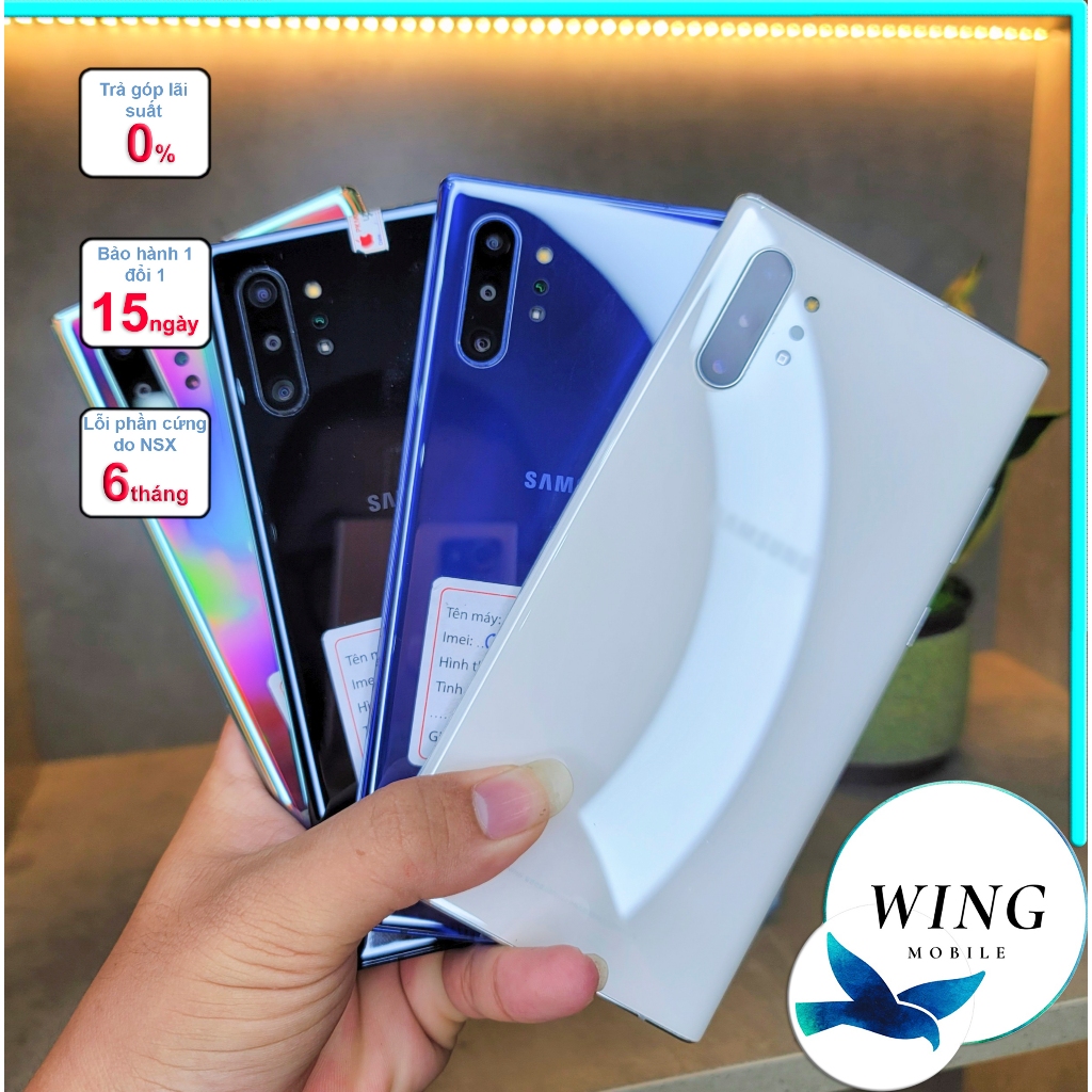 Điện thoại SS Galaxy Note 10 Plus ram 12/256GB đẹp 99%, BH 6 tháng, tặng kèm đầy đủ phụ kiện - Điện thoại tốt, giá rẻ