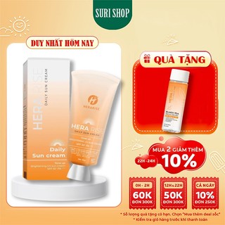 Kem chống nắng Hera Rise nâng tone dưỡng trắng phổ rộng UV 50+ Chống Thấm Nước