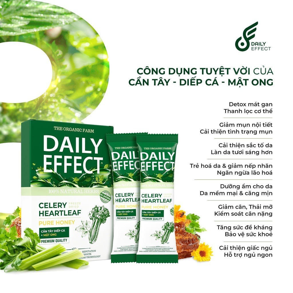 Bột Cần Tây Diếp Cá Mật Ong Daily Effect