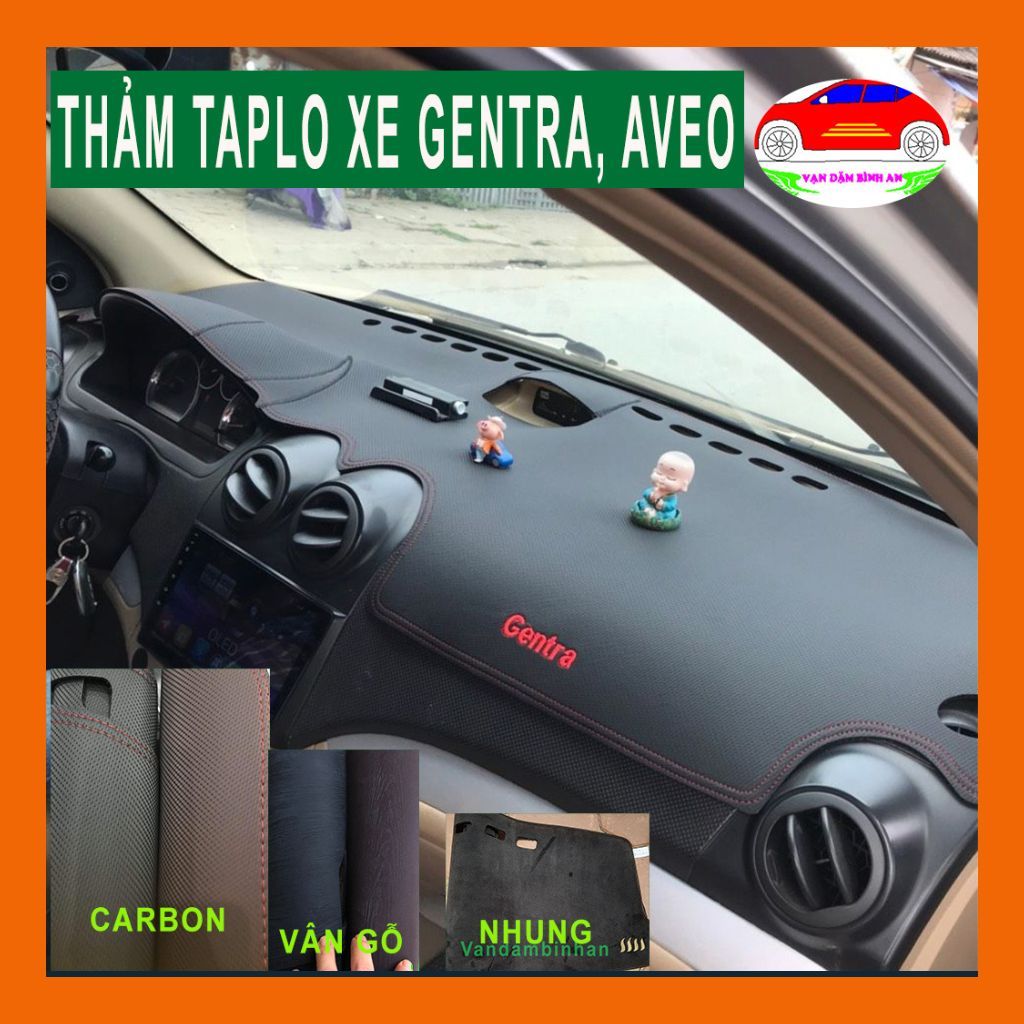 Thảm Táp lô Xe Daewoo Gentra, xe Chevrolet Aveo Cao Cấp Hàng Loại 1 Dày 3 lớp Chống trơn Trượt