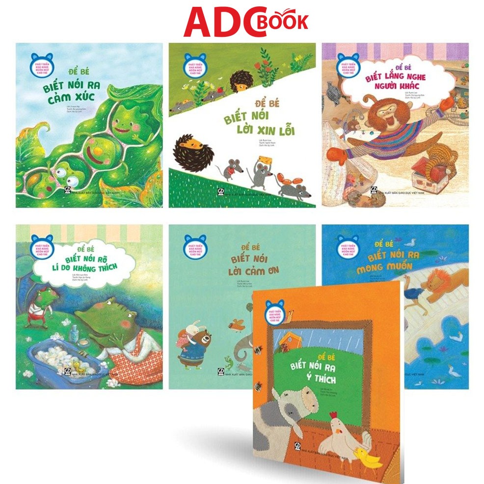 Sách - Combo phát triển khả năng ngôn ngữ cho trẻ (7 cuốn)