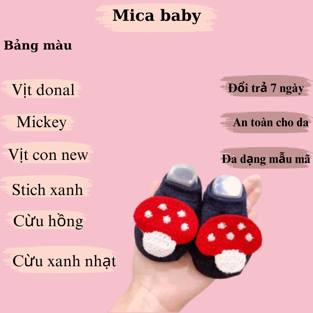 Tất hình thú, vớ hình thú dễ thương cho bé Mica baby T51