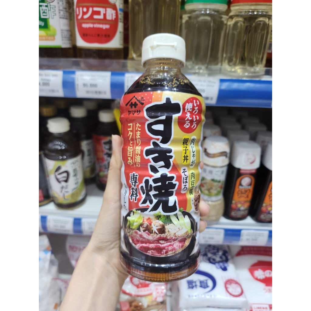 Nước dùng nấu lẩu chuyển dụng Yamasa Sukiyaki Senka Pack 500ml