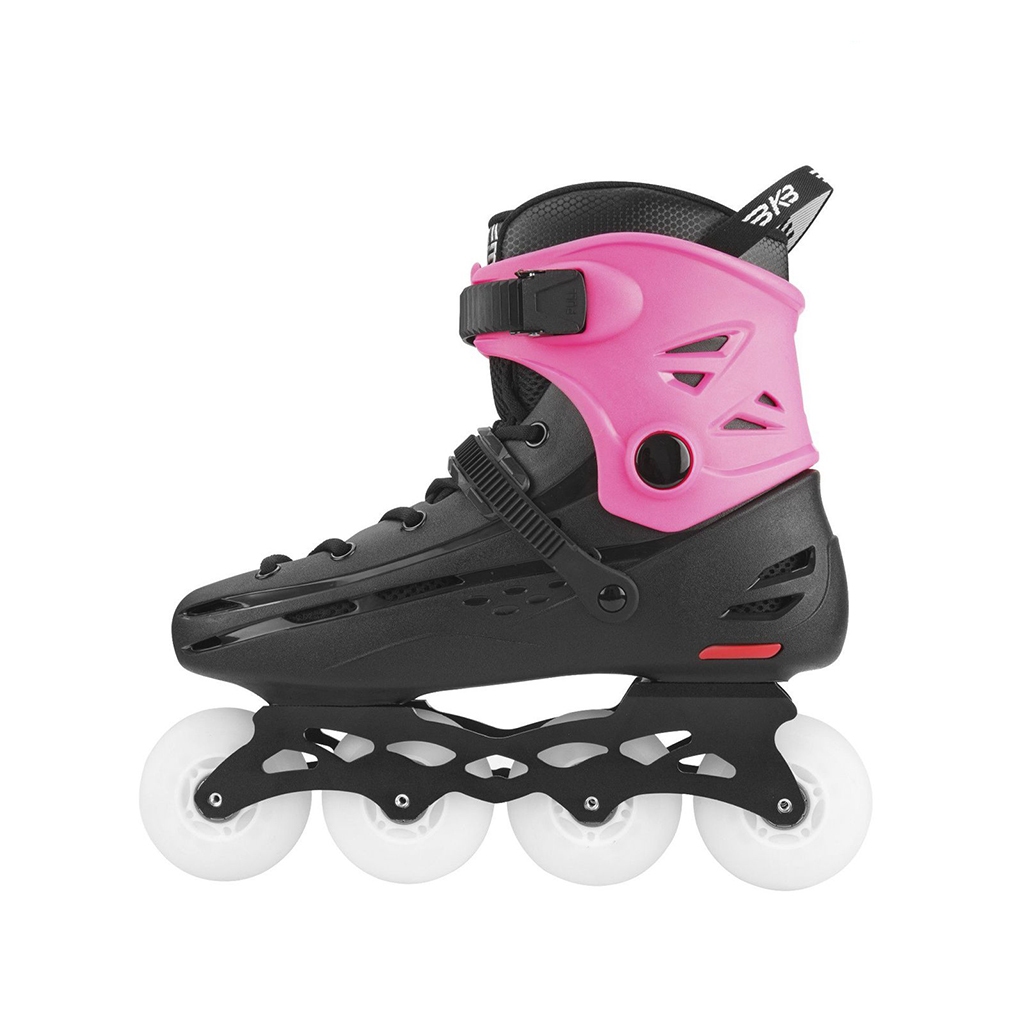 Giày patin người lớn BKB RV5 2 màu hồng/ đen chính hãng, giá tốt