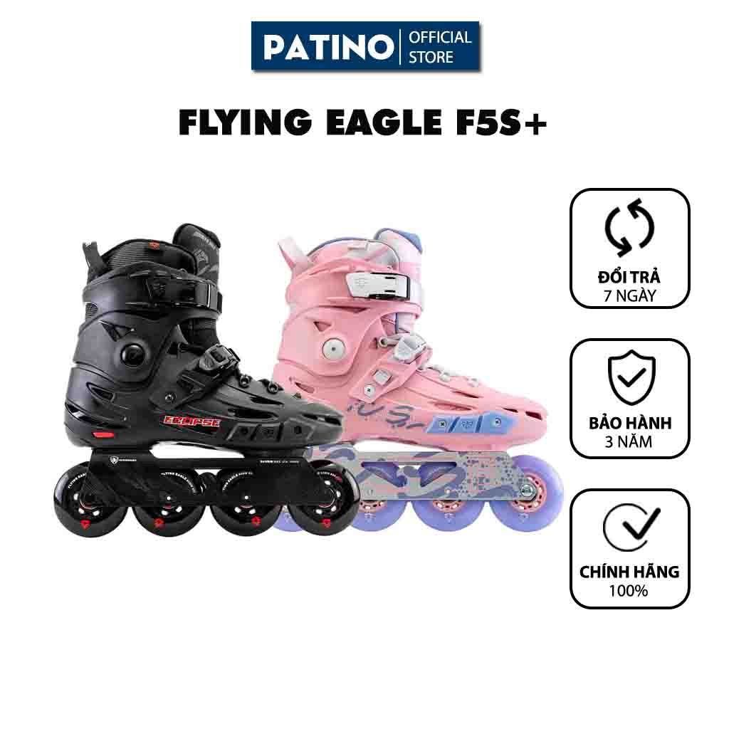 Giày patin người lớn FLYING EAGLE F5S+ CLIPSE 3 màu hồng/ đen/ tím bắt mắt