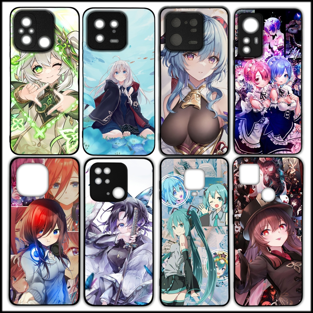 Ốp Lưng XIAOMI Redmi Note 11 11s 10 10s Pro 5G 9c 9s 11T 12 12s 12T 12C 10A 10C 13 Pro - Miku Nakano - 5 Toubu