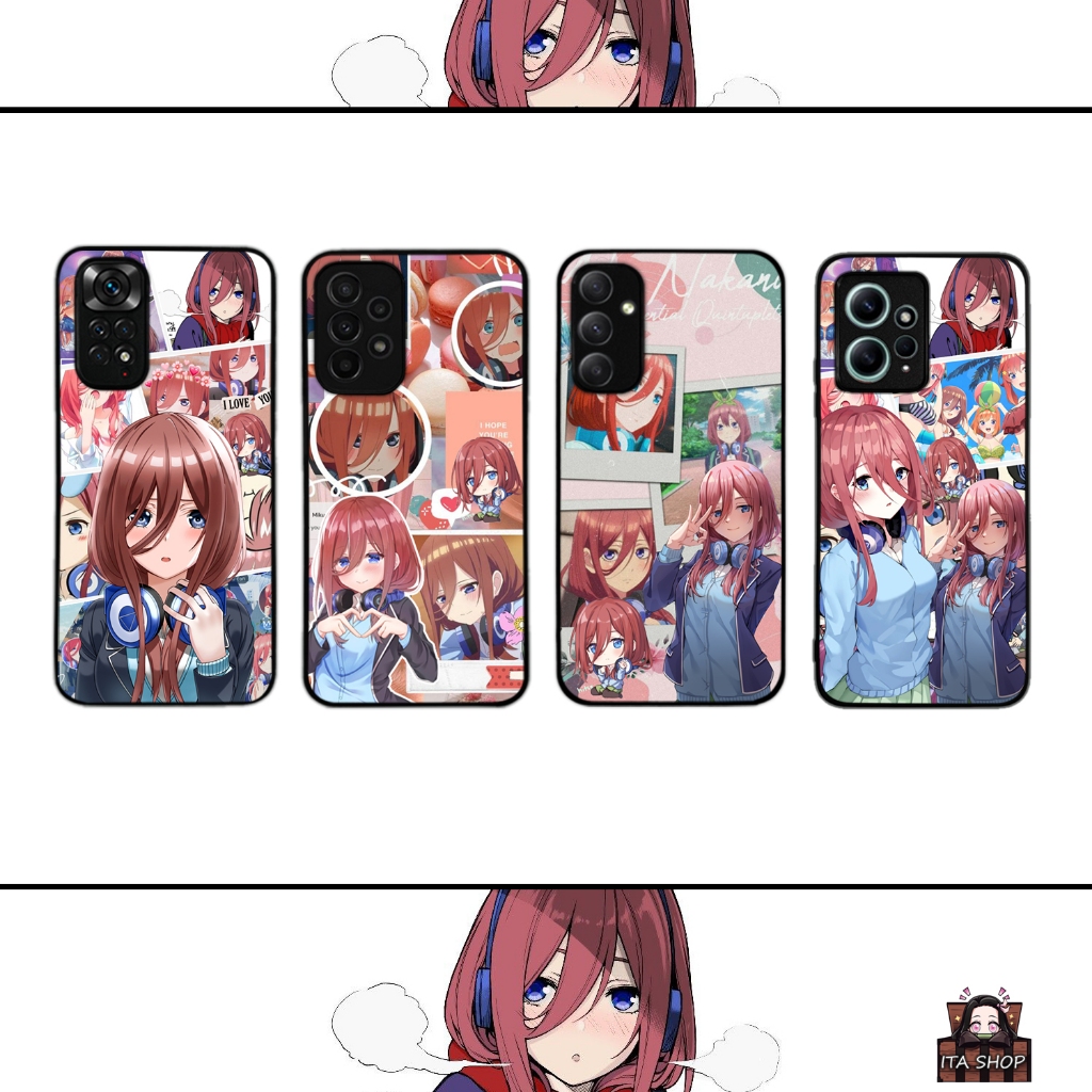 Ốp Lưng XIAOMI Redmi Note 11 11s 10 10s Pro 5G 9c 9s 11T 12 12s 12T 12C 10A 10C 13 Pro - Miku Nakano - 5 Toubu