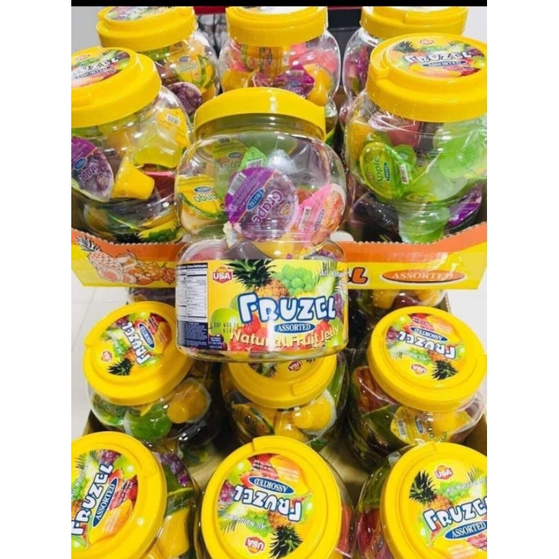 Thạch rau câu hương trái cây Fruzel Mỹ hộp 1.45kg