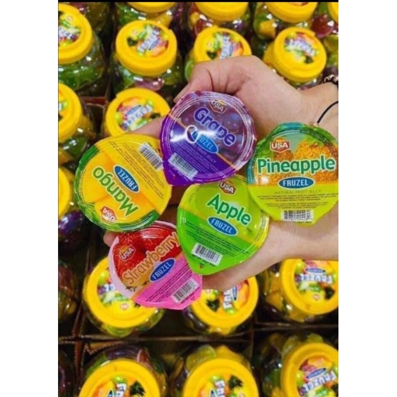 Thạch rau câu hương trái cây Fruzel Mỹ hộp 1.45kg
