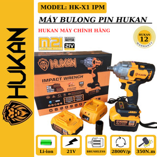 Máy siết bulong hukan x1 ipm lực siết 350nm 2 pin 15cell và 10cell tặng kèm sạc ...