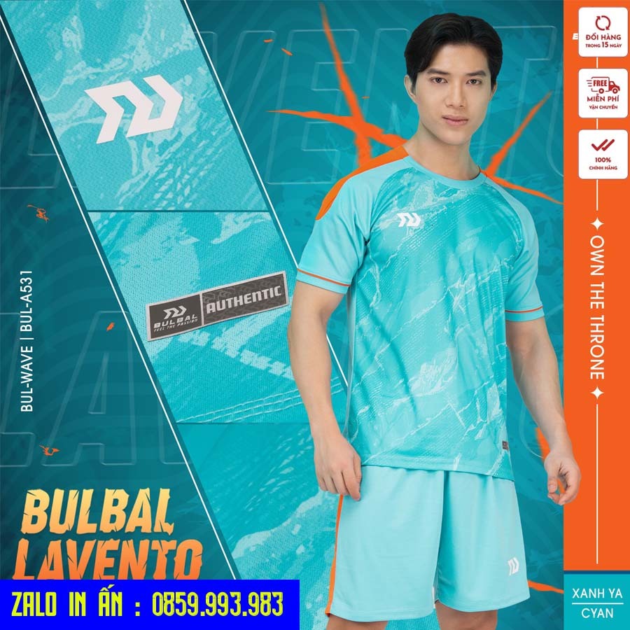 Bộ Quần Áo Đá Banh Bulbal Lavento Chính Hãng Chất Vải Xịn Thoáng Mát Siêu Đẹp