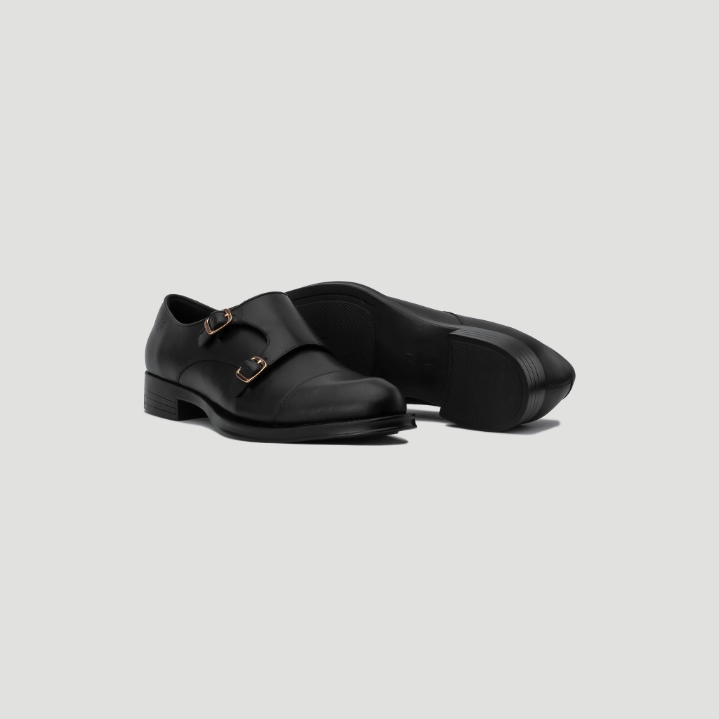 Giày Tây Nam THE GENT WOLF MONKSTRAP - Đen