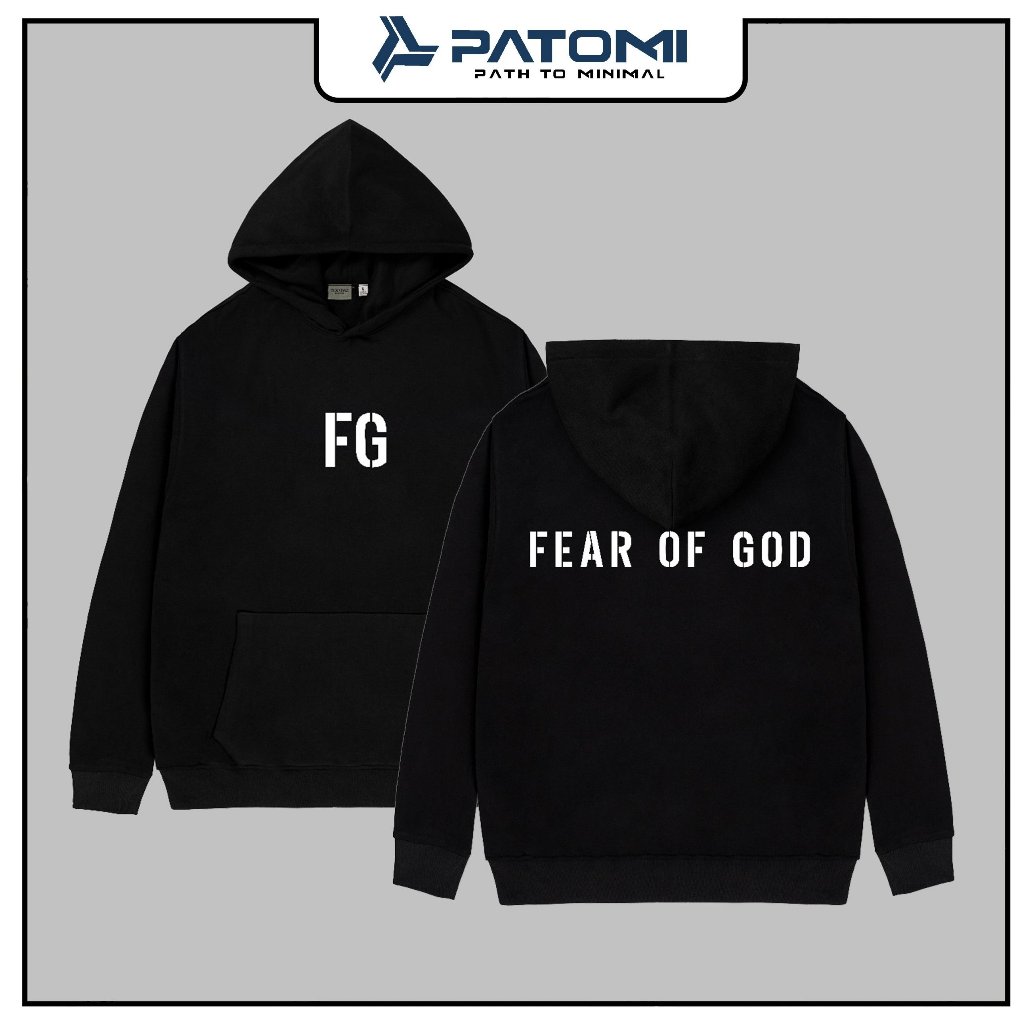 Áo Hoodie Nỉ bông FG Patomi.studio , áo hoodie nam nữ nỉ bông cotton trọng lượng 600gr