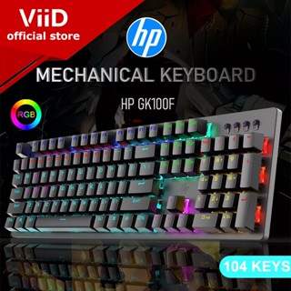 Bàn Phím Cơ Gaming HP GK100F - Full Led - Bàn Phím Máy Tính - Dành Cho Game Thủ - Barlow Store