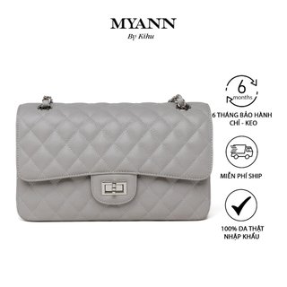 Túi đeo vai da caviar classic myann size 25