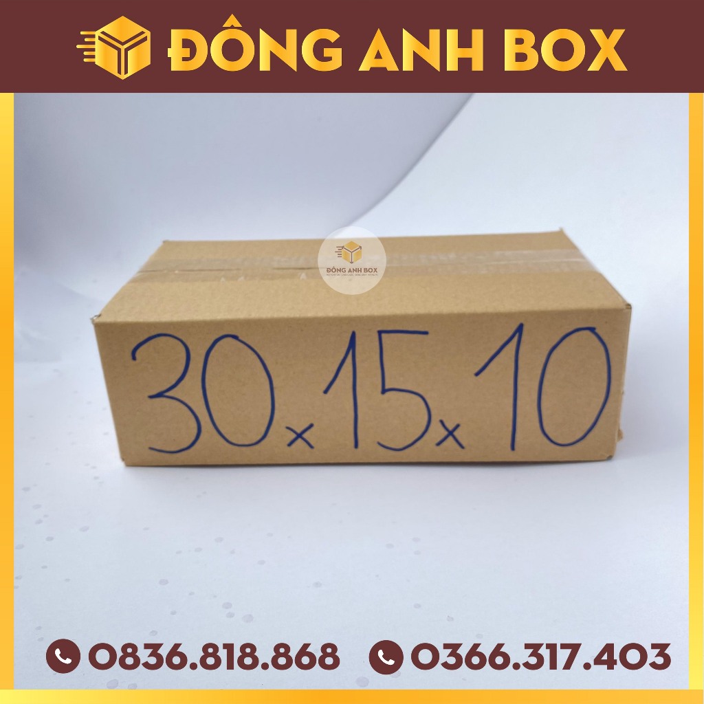 Hộp size 30x15x10 hộp giấy đóng hàng, hộp shipcod ,hộp carton giá rẻ tại xưởng