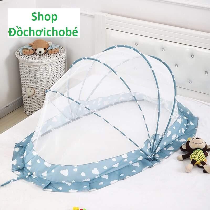 Màn mùng chụp tự bung trẻ em chống muỗi cao cấp - cho bé lớn, trẻ em thông minh gấp gọn để nôi và giường