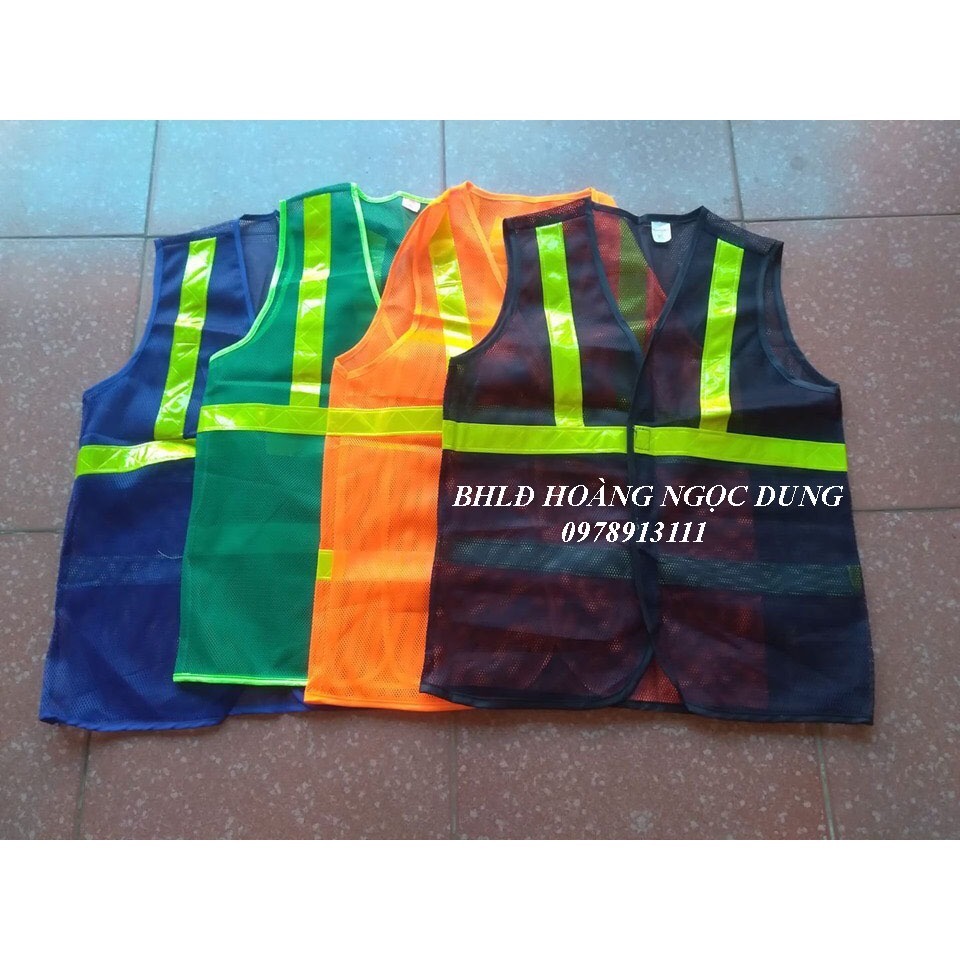 ÁO LƯỚI PHẢN QUANG. ÁO PHẢN QUANG LƯỚI THOÁNG MÁT, ÁO LƯỚI AN TOÀN LAO ĐỘNG