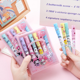 Hộp 6 chiếc bút đánh dấu Sanrio
