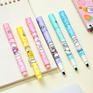 Hộp 6 chiếc bút đánh dấu Sanrio