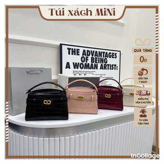 Túi xách nữ -Túi quai xách cnk khoá xoay mini