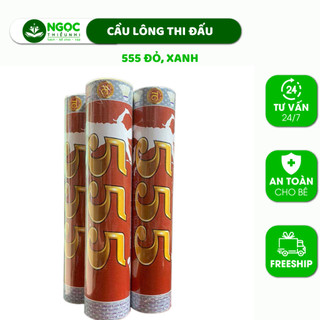 Hộp 10 quả cầu lông 555 thi đấu siêu bền