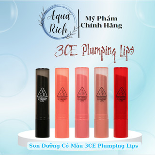 Son Dưỡng Có Màu 3CE Plumping Lips [ Red-Pink-Coral-Clear- Rosy]