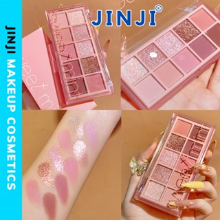  Bảng phấn mắt SWEET MINT 10 ô màu xinh xắn hot trend bền màu bám phấn chính hãng JINJI 