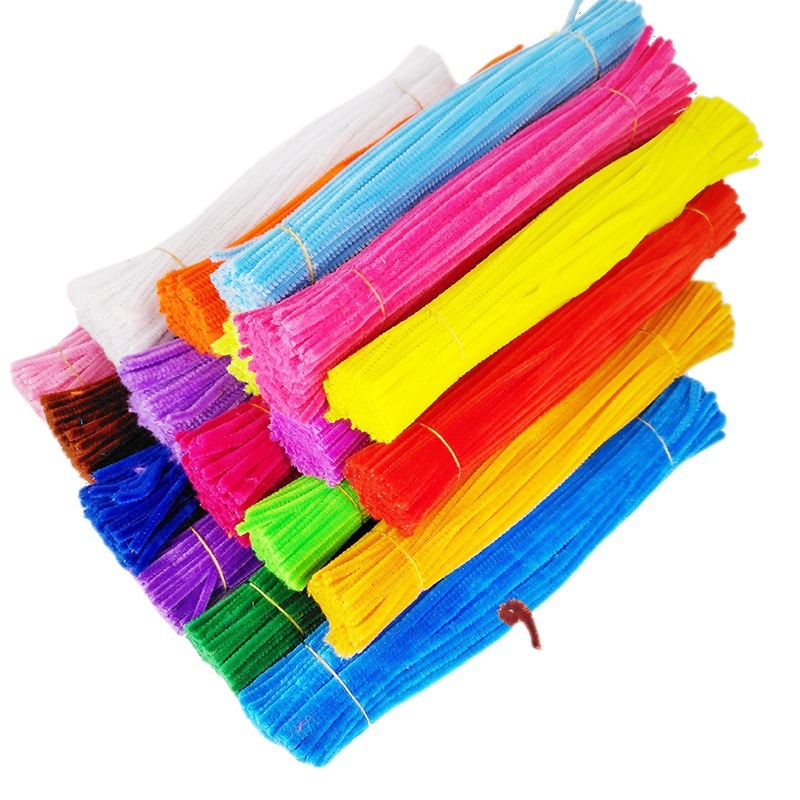 Combo 100 Dây kẽm nhung màu pastel, tươi sáng, trang trí handmade,thủ công, đồ chơi cho bé, làm hoa, hộp bút