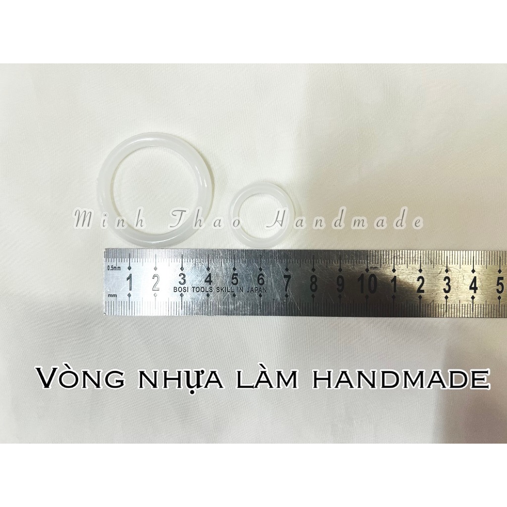 Khoen nhựa tròn làm handmade