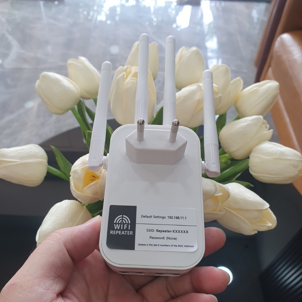 Kích Sóng Wifi 4 Râu Ăng Ten Phát Xuyên Tường Chuẩn N 1200M,Hỗ trợ mạng 2,4 GHz, 5Ghz