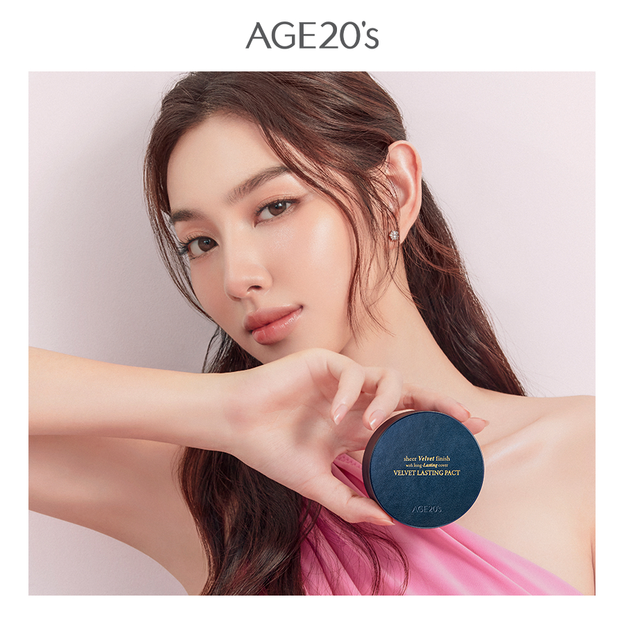 Phấn Nền Cho Da DầuAGE20's Velvet Lasting Pact SPF50+/PA++++ 14g