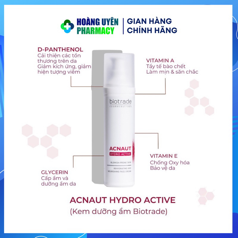 Kem dưỡng Biotrade Acnaut Hydro Active Cream 60ml