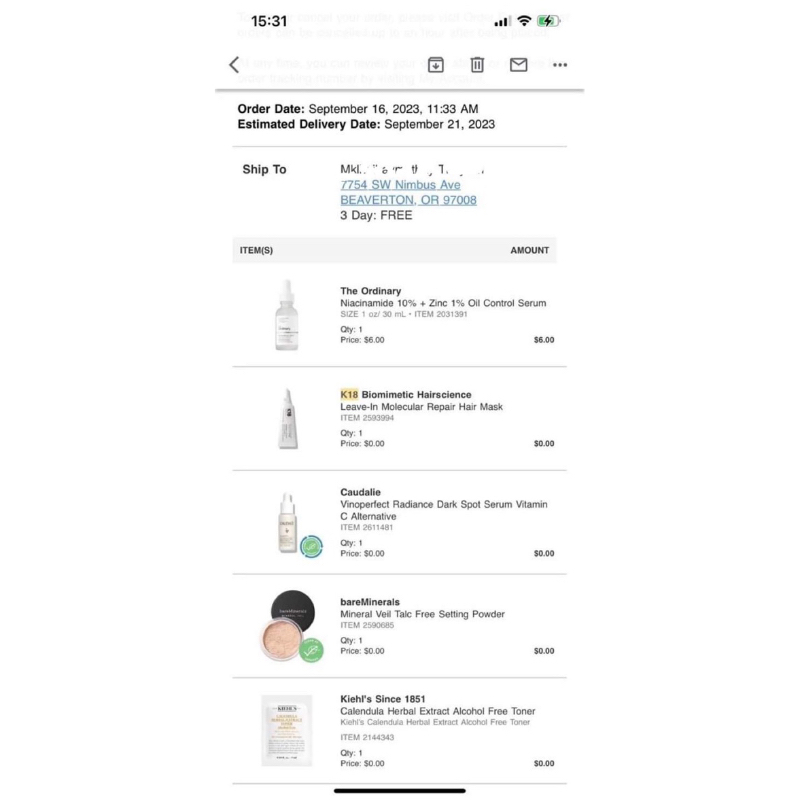 K18 biomimetic hairscience mặt nạ trám lại liên kết tóc đứt gãy