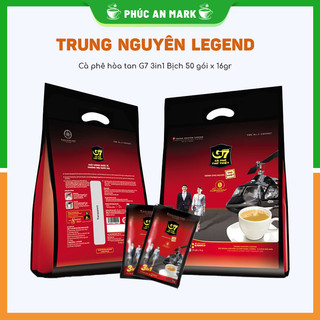 Cà phê hòa tan g7 3in1 - trung nguyên legend - bịch 50 gói x 16gr