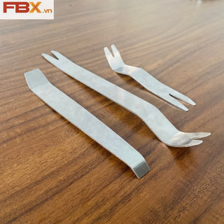 Bộ 3 Thanh Inox Cậy Taplo, Dụng Cụ Tháo Lắp Nội Thất Ô Tô