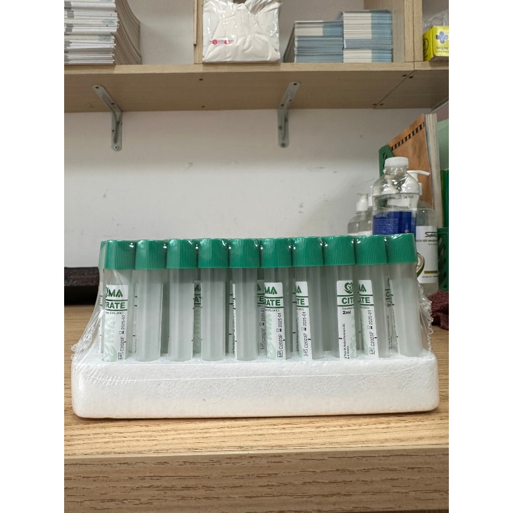 Ống nghiệm kháng đông 2ml Citrate VMA Hồng Thiện Mỹ