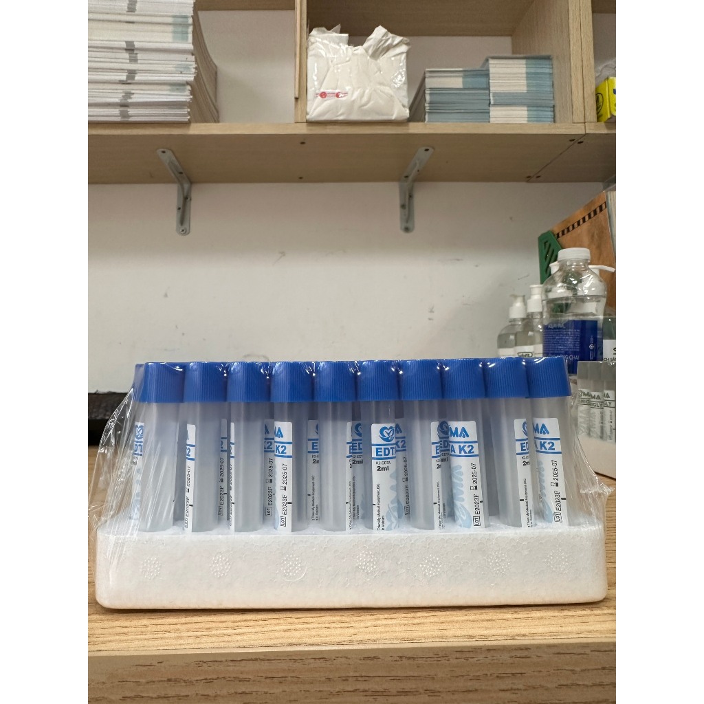 Ống nghiệm kháng đông 2ml Edta K2 VMA Hồng Thiện Mỹ