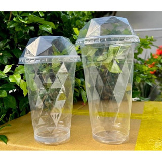 50 Ly kim cương 500ml, 700ml hot trend hiệu Trường Thành, ly đựng cà phê, trà sữa siêu đẹp