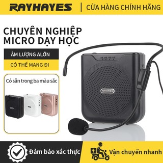 RAYHAYES Loa trợ giảng máy trợ giảng chính hãng Loa trợ giảng Bluetooth kèm mic Nhạy, Lọc Ồn Tốt Chính Hãng Cao Cấp