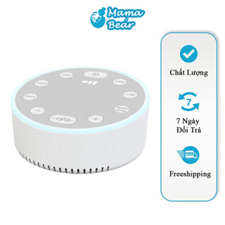Máy Tạo Tiếng Ồn Trắng Cho Bé Sơ Sinh Tạo Tiếng Ru Phát Âm Thanh Tự Nhiên Dễ Chịu Giúp Bé Ngủ Ngon Sâu Giấc 3 Chế Độ Đèn