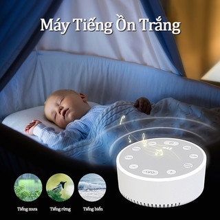 Máy Tạo Tiếng Ồn Trắng Cho Bé Giúp Bé Ngủ Ngon Kiêm Loa Bluetooth Phát Nhạc Dễ Chịu Máy Phun Sương Mini Tạo Độ Ẩm