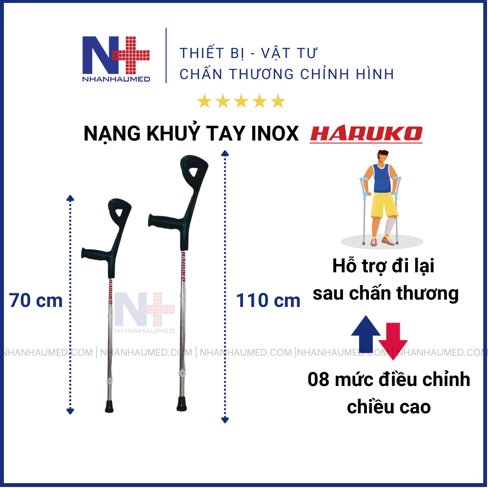 Gậy 3 Chân 4 Chân, Gậy Cho Người Già, Gậy Inox 3 chân 4 chân