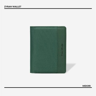 Ví Da Đứng Monogram ZYRAN Nam Nữ Bóp Đựng Tiền Thẻ Nhiều Ngăn Cao Cấp | M Midori